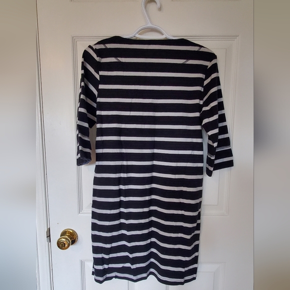 twik, Large, Black with white stripe dress - Picture 2 of 3
